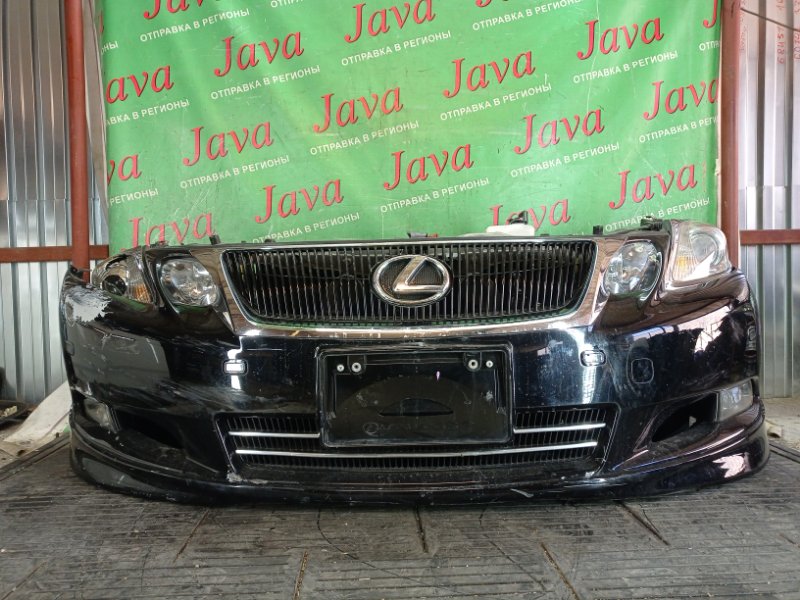 Ноускат Lexus Gs350 GRS191 2GR-FSE 2009 передний (б/у) 2-я МОДЕЛЬ. КСЕНОН. ТУМАНКИ. СОНАРЫ. ГУБА. ЛОМ R ФАРЫ. ЛОМ КРЕПЛЕНИЯ R ФАРЫ.