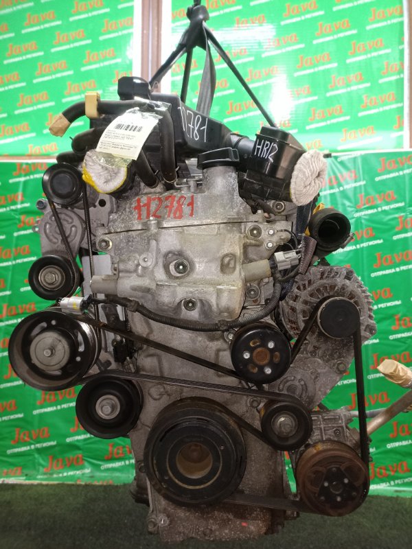 Двигатель Nissan Note E12 HR12DDR 2013 (б/у) ПРОБЕГ-67000КМ. 2WD. +КОМП. ПОД А/Т. СТАРТЕР В КОМПЛЕКТЕ.