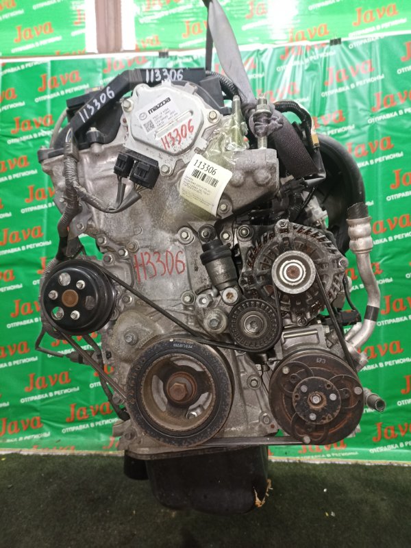 Двигатель Mazda Demio DEJFS P3-VPS 2011 (б/у) ПРОБЕГ-52000КМ. 2WD. КОСА+КОМП. ПОД А/Т. СТАРТЕР В КОМПЛЕКТЕ.