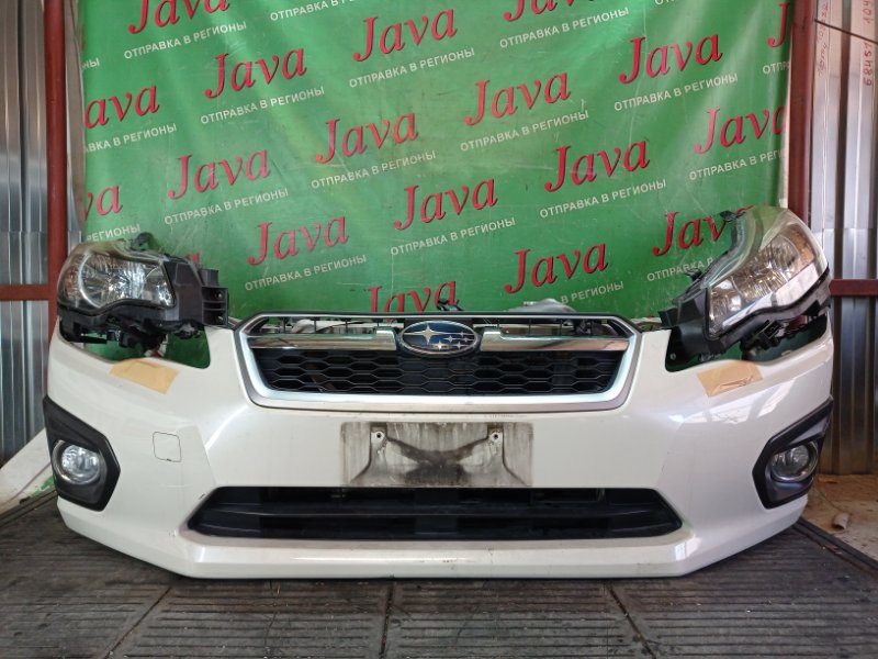 Ноускат Subaru Impreza GP7 FB20A 2013 передний (б/у) КСЕНОН. ТУМАНКИ. ЛОМ КРЕПЛЕНИЙ НА БАМПЕРЕ. ПОТЕРТОСТИ НА L ФАРЕ.