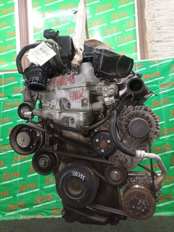 Двигатель Nissan Note E12 HR12DDR 2012 (б/у) ПРОБЕГ-63000КМ. 2WD. +КОМП. ПОД А/Т. СТАРТЕР В КОМПЛЕКТЕ.