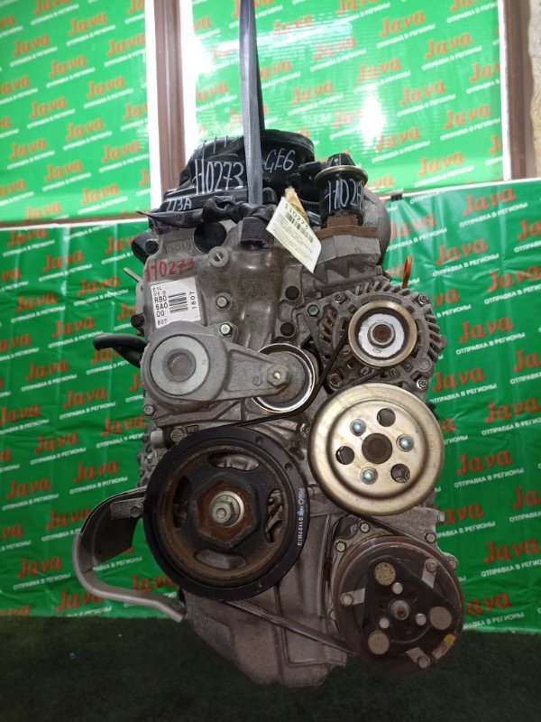 Двигатель Honda Fit GE6 L13A 2010 (б/у) ПРОБЕГ-37000КМ. 2WD. 2-Я МОД. КОСА+КОМП. ЭЛЕКТРО ЗАСЛОНКА. ПОД А/Т. СТАРТЕР В КОМПЛЕКТЕ.