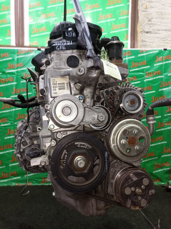 Двигатель Honda Fit GE6 L13A 2010 (б/у) ПРОБЕГ-47000КМ. 2WD. 2-Я МОД. +КОМП. ЭЛЕКТРО ЗАСЛОНКА. ПОД А/Т. СТАРТЕР В КОМПЛЕКТЕ.
