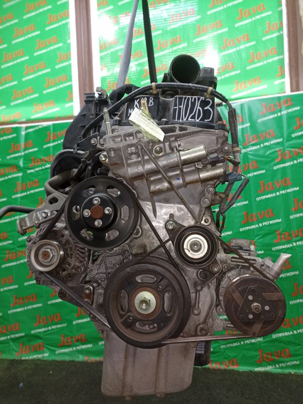 Двигатель Suzuki Solio MA15S K12B 2012 (б/у) ПРОБЕГ-62000КМ. 2WD. +КОМП. ЭЛЕКТРО ЗАСЛОНКА. ПОД А/Т. СТАРТЕР В КОМПЛЕКТЕ.
