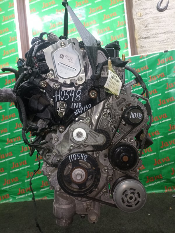 Двигатель Toyota Vitz NSP130 1NR-FKE 2014 (б/у) ПРОБЕГ-54000КМ. 2WD. КОСА+КОМП. ПОД А/Т. СТАРТЕР В КОМПЛЕКТЕ.