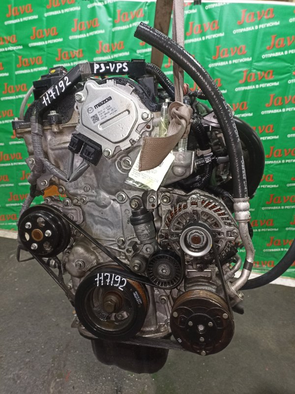 Двигатель Mazda Demio DEJFS P3-VPS 2011 (б/у) ПРОБЕГ-43000КМ. 2WD. КОСА+КОМП. ПОД А/Т. СТАРТЕР В КОМПЛЕКТЕ. ДЕФЕКТ ВПУСКНОГО КОЛЛЕКТОРА.