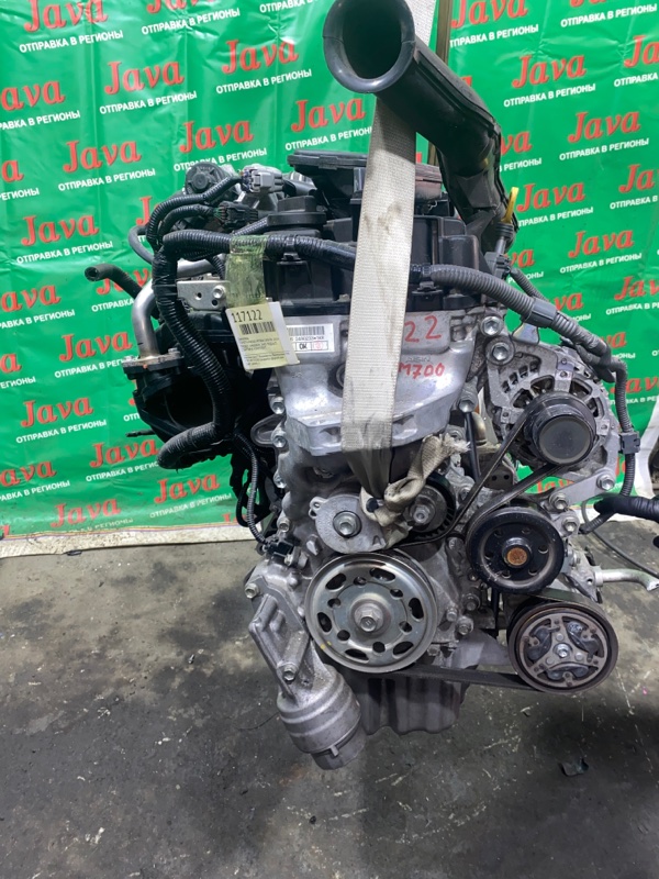 Двигатель Toyota Passo M700A 1KR-FE 2019 (б/у) ПРОБЕГ-19000КМ. КОСА+КОМП. ЭЛЕКТРО ЗАСЛОНКА. 2WD. ПОД А/Т. СТАРТЕР В КОМПЛЕКТ.