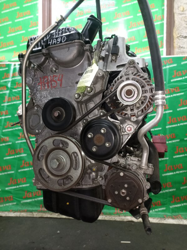 Двигатель Mitsubishi Colt Z21A 4A90 2010 (б/у) ПРОБЕГ-36000КМ. 2WD. КОСА+КОМП. ПОД А/Т. СТАРТЕР В КОМПЛЕКТЕ.