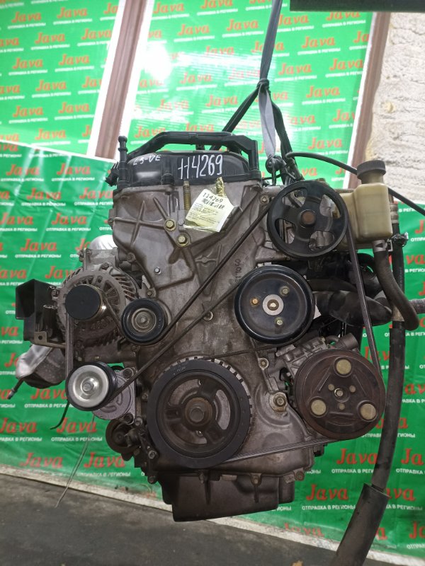 Двигатель Mazda Atenza GY3W L3-VE 2005 (б/у) ПРОБЕГ-58000КМ. 2WD. МЕХ.ЗАСЛОНКА. +КОМП. ПОД А/Т. СТАРТЕР В КОМПЛЕКТЕ.