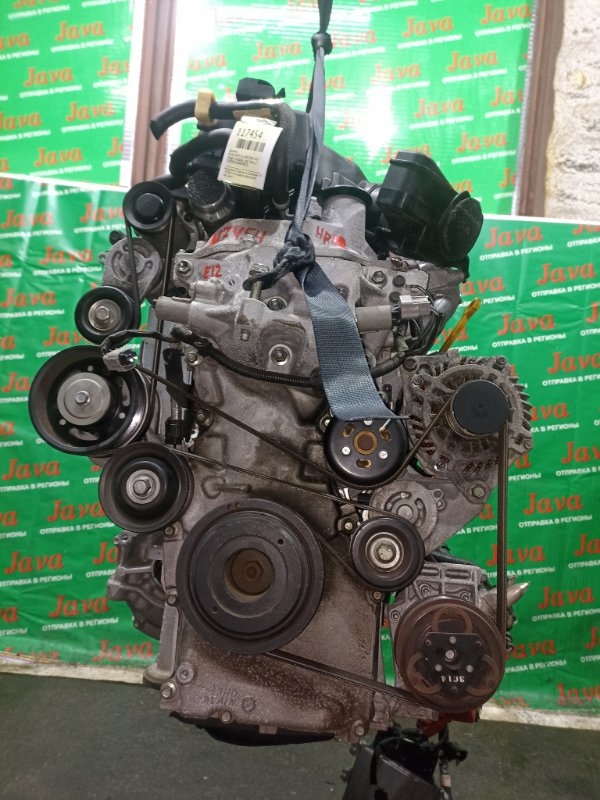 Двигатель Nissan Note E12 HR12DDR 2013 (б/у) ПРОБЕГ-37000КМ. 2WD. КОСА+КОМП. ПОД А/Т. СТАРТЕР В КОМПЛЕКТЕ. ЛОМ ДАТЧИКА VVT-I.