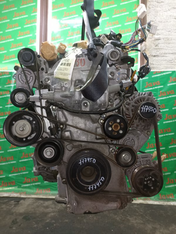 Двигатель Nissan Note E12 HR12DDR 2013 (б/у) ПРОБЕГ-40000КМ. 2WD. КОСА+КОМП. ПОД А/Т. СТАРТЕР В КОМПЛЕКТЕ.