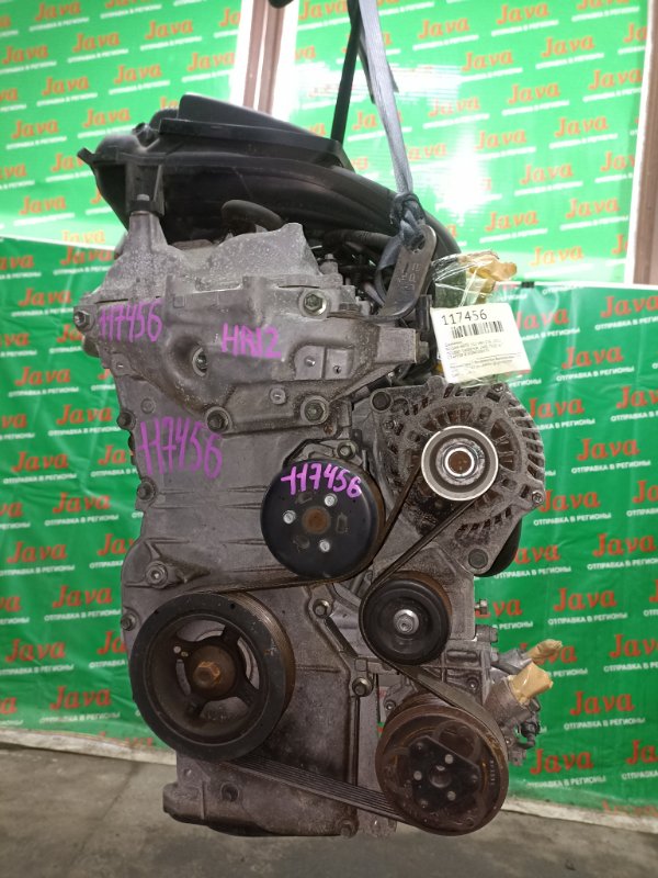 Двигатель Nissan Note E12 HR12DE 2013 (б/у) ПРОБЕГ-54000КМ. 2WD. +КОМП. ЭЛЕКТРО ЗАСЛОНКА. ПОД А/Т. СТАРТЕР В КОМПЛЕКТЕ.