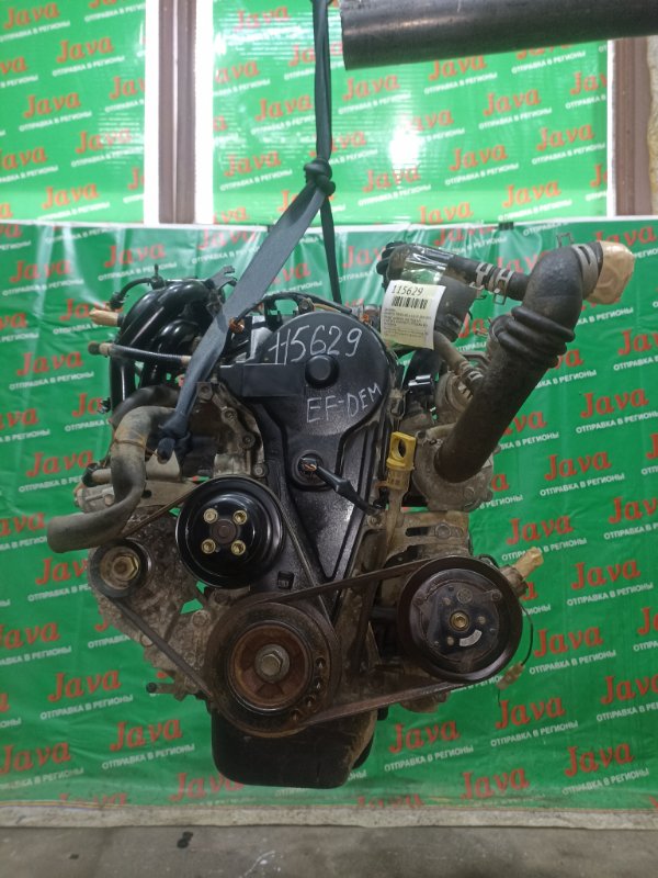 Двигатель Daihatsu Terios Kid J111G EF-DEM 2003 (б/у) ПРОБЕГ-66000КМ. 2WD. КОСА+КОМП. МЕХ.ЗАСЛОНКА. ПОД М/Т. СТАРТЕР В КОМПЛЕКТЕ. ПРОДАЖА БЕЗ МАХОВИКА.