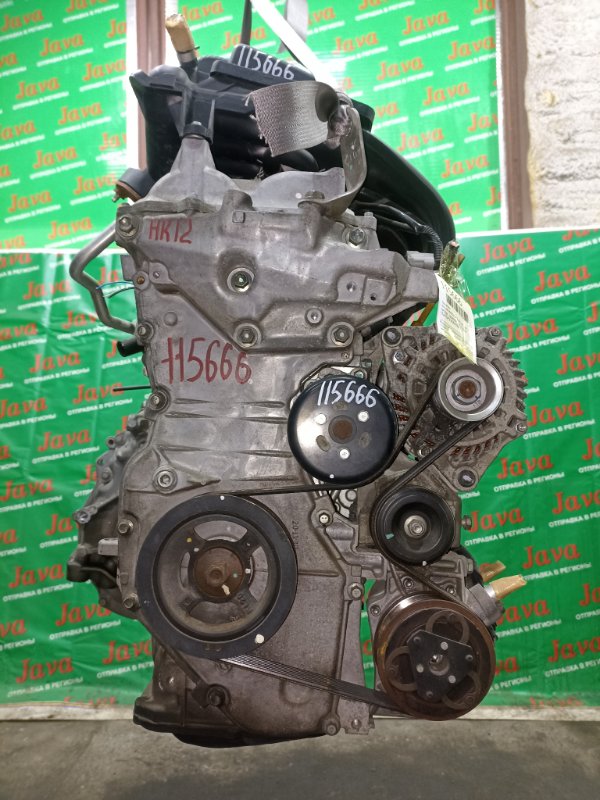 Двигатель Nissan March K13 HR12DE 2011 (б/у) ПРОБЕГ-28000КМ. 2WD. +КОМП. ПОД А/Т. СТАРТЕР В КОМПЛЕКТЕ