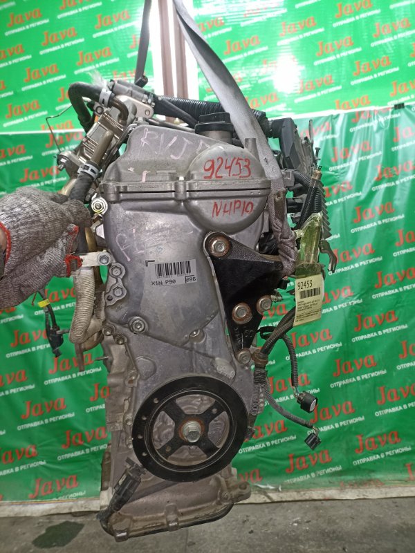 Двигатель Toyota Aqua NHP10 1NZ-FXE 2012 (б/у) ПРОБЕГ-47000КМ. 2WD. +КОМП. ПРОДАЖА БЕЗ ПОМПЫ. БЕЗ КОМПРЕССОРА