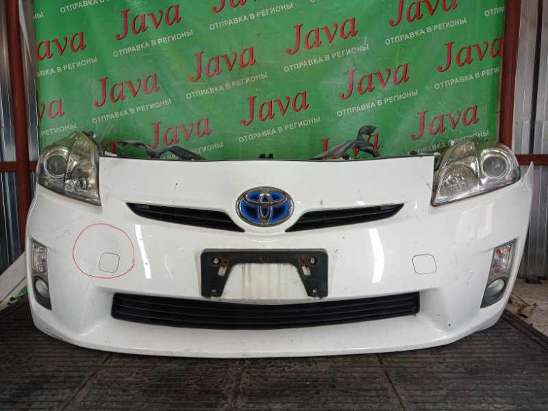 Ноускат Toyota Prius ZVW30 2ZR-FXE 2011 передний (б/у) ГАЛОГЕН. ПОДОРВАН БАМПЕР СНИЗУ.
