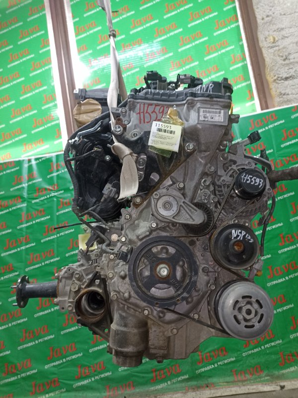 Двигатель Toyota Vitz NSP135 1NR-FE 2019 (б/у) ПРОБЕГ-32000КМ. 4WD. +КОМП. ПОД А/Т. СТАРТЕР В КОМПЛЕКТЕ. ЛОМ ДАТЧИКА VVT-I.
