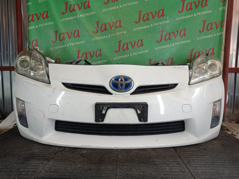 Ноускат Toyota Prius ZVW30 2ZR-FXE 2011 передний (б/у) ГАЛОГЕН. ТУМАНКИ. ПОДОРВАН БАМПЕР.