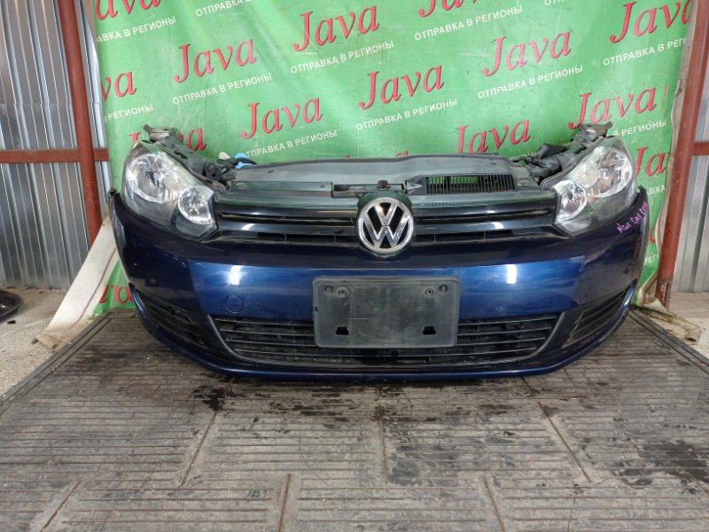 Ноускат Volkswagen Golf 5K1 CAX 2011 передний (б/у) ГАЛОГЕН.