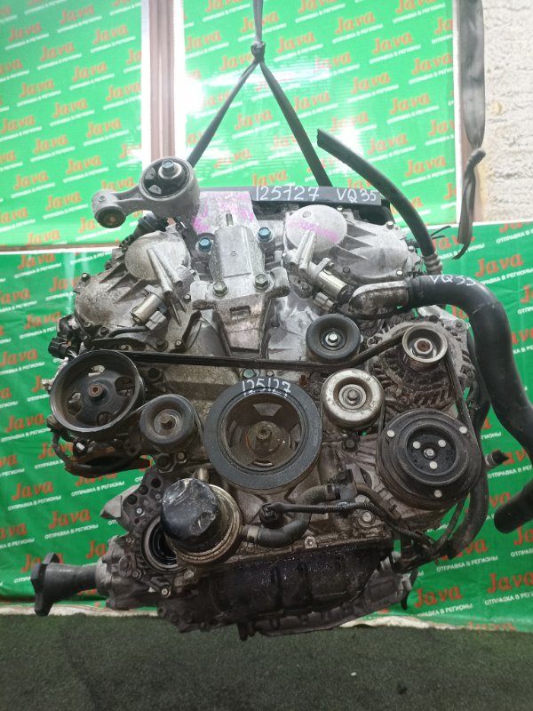 Двигатель Nissan Murano PNZ51 VQ35DE 2010 (б/у) ПРОБЕГ-56000КМ. 4WD. ПОД А/Т. СТАРТЕР В КОМПЛЕКТЕ. ЭЛ. ЗАСЛОНКА. +КОМП.