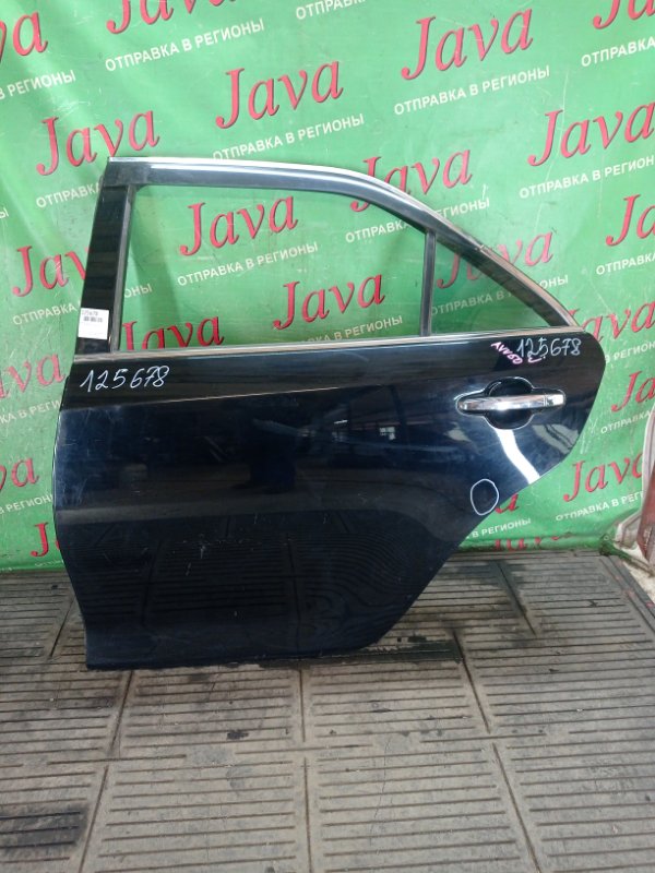 Дверь Toyota Camry AVV50 2AR-FXE 2012 задняя левая (б/у) ПОТЕРТОСТИ. ТЫЧКА.