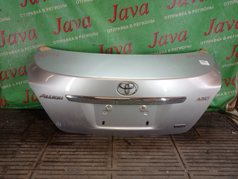 Крышка багажника Toyota Allion ZRT261 3ZR-FAE 2011 задняя (б/у) ПОТЕРТОСТИ.