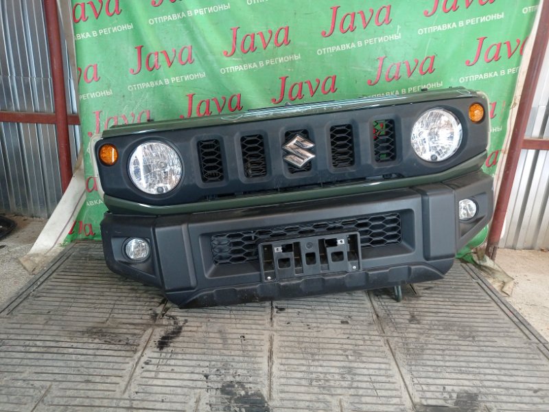 Ноускат Suzuki Jimny JB64W R06A 2021 передний (б/у) ГАЛОГЕН. ТУМАНКИ. ТЫЧКИ НА ПЛАНКЕ.