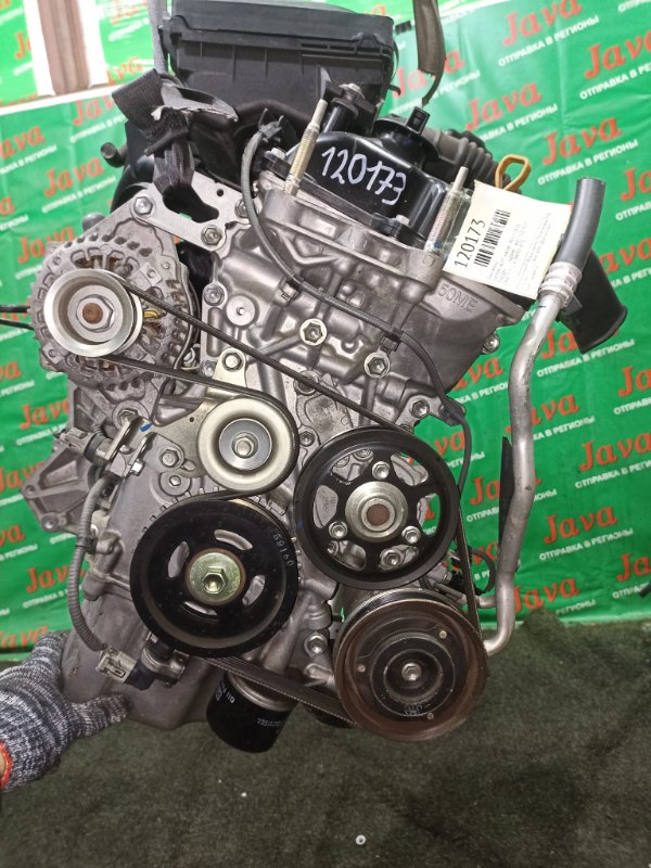 Двигатель Suzuki Alto HA36S R06A 2015 (б/у) ПРОБЕГ-25000КМ. 2WD. +КОМП. ЭЛЕКТРО ЗАСЛОНКА. ПОД М/Т. СТАРТЕР В КОМПЛЕКТЕ. ПРОДАЖА БЕЗ МАХОВИКА.