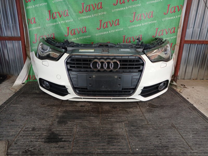 Ноускат Audi A1 8X1 CAXA 2011 передний (б/у) КСЕНОН. ТУМАНКИ. ПОТЕРТОСТИ НА R ФАРЕ, ПОЛЕЗ ЛАК НА ФАРАХ. ТРЕЩИНЫ СВЕРХУ НА РЕШЕТКЕ. ЛОМ КРЕЛПЕНИЙ БАМПЕРА.   WAUZZZ8X6BB059786