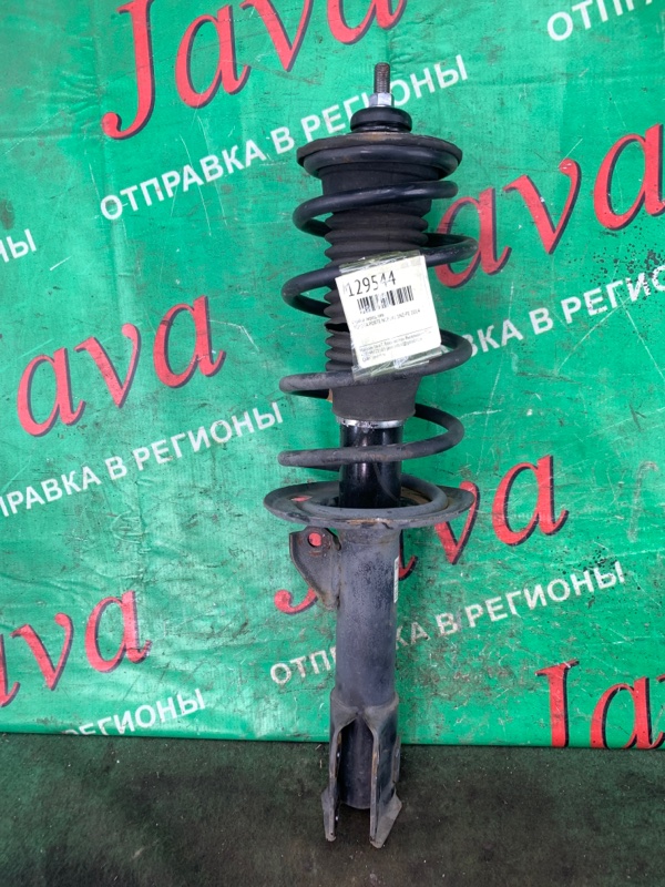 Стойка Toyota Porte NCP141 1NZ-FE 2014 передняя левая (б/у) 2WD. ДЕФЕКТ ПЫЛЬНИКА