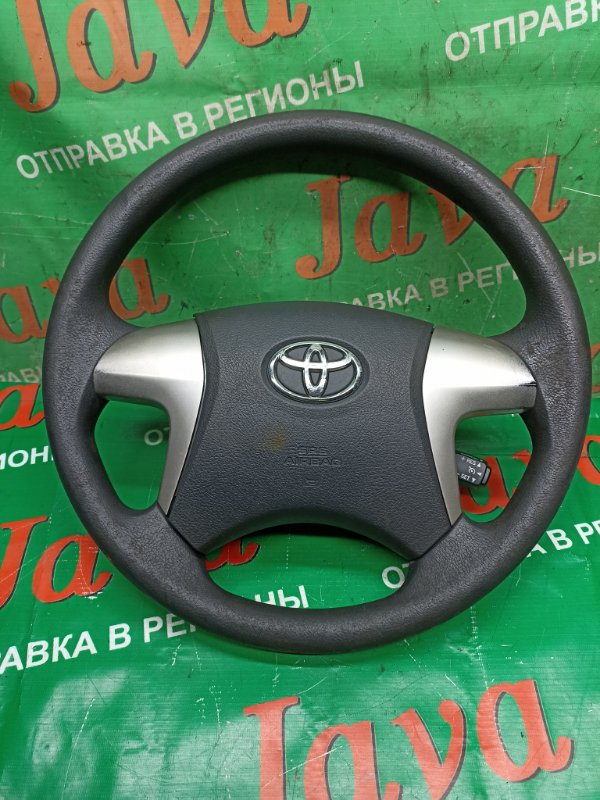 Руль с airbag Toyota Allion ZRT261 3ZR-FAE 2011 передний (б/у) БЕЗ ПАТРОНА AIR BAG. ПОТЕРТОСТИ.