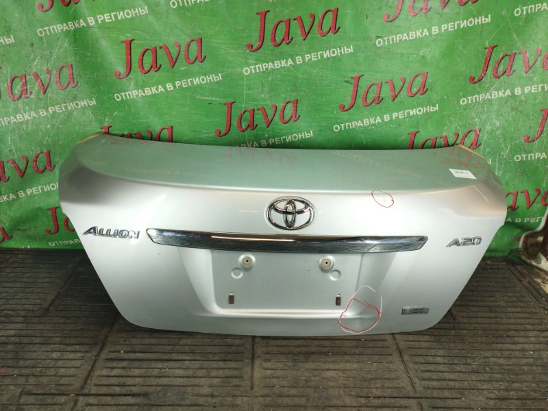 Крышка багажника Toyota Allion ZRT261 3ZR-FAE 2009 задняя (б/у) ПОТЕРТОСТИ. ТЫЧКИ.