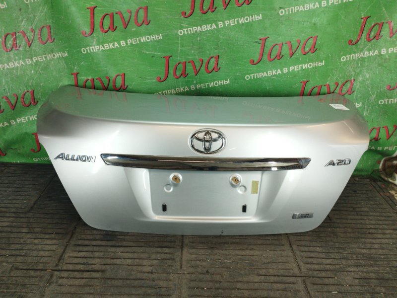 Крышка багажника Toyota Allion ZRT261 3ZR-FAE 2011 задняя (б/у) ПОТЕРТОСТИ. ТЫЧКА. СКОЛЫ.