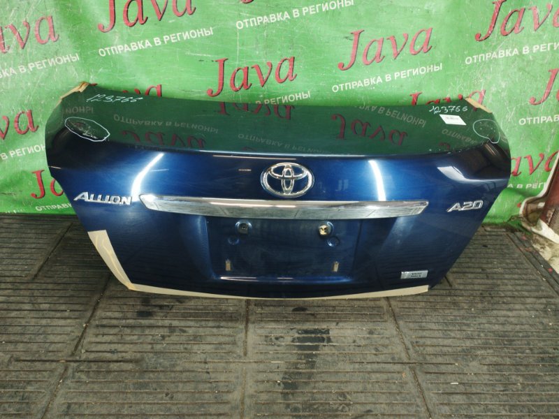 Крышка багажника Toyota Allion ZRT261 3ZR-FAE 2009 задняя (б/у) ПОТЕРТОСТИ. ТЫЧКИ.