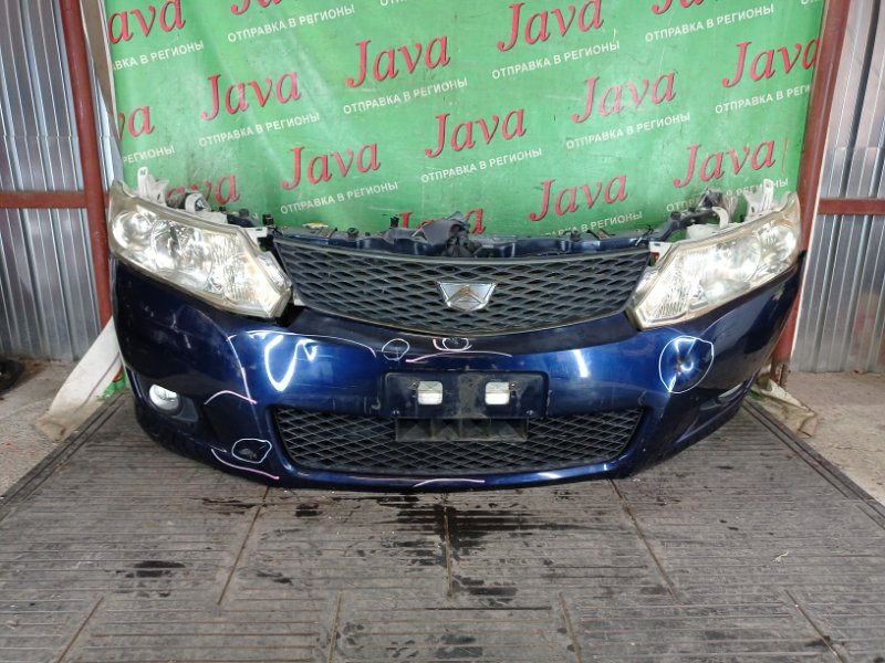 Ноускат Toyota Allion ZRT261 3ZR-FAE 2009 передний (б/у) ГАЛОГЕН. ТУМАНКИ. ЛОМ КЕРПЛЕНИЙ БАМПЕР, ПОДОРВАН.