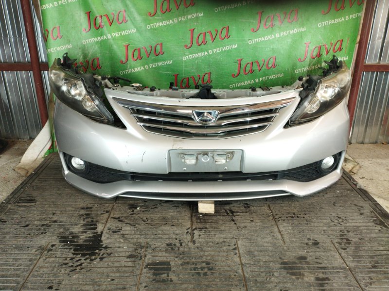 Ноускат Toyota Allion ZRT261 3ZR-FAE 2011 передний (б/у) 2-я МОДЕЛЬ. ГАЛОГЕН. ТУМАНКИ. ЛОМ КРЕПЛЕНИЙ БАМПЕРА.