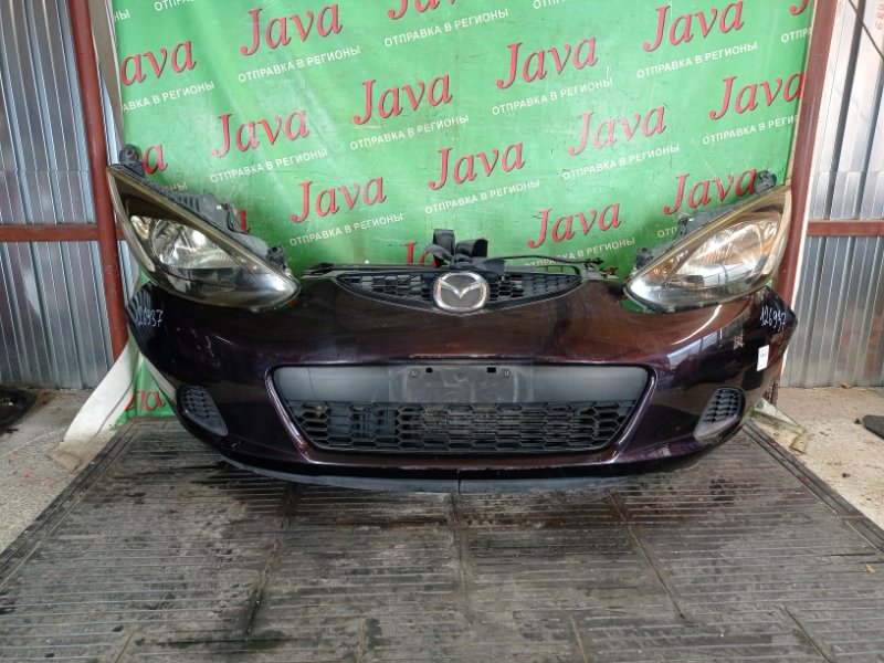 Ноускат Mazda Demio DE3FS ZJ-VE 2011 передний (б/у) ГАЛОГЕН. ЛОМ КРЕПЛЕНИЯ БАМПЕРА.