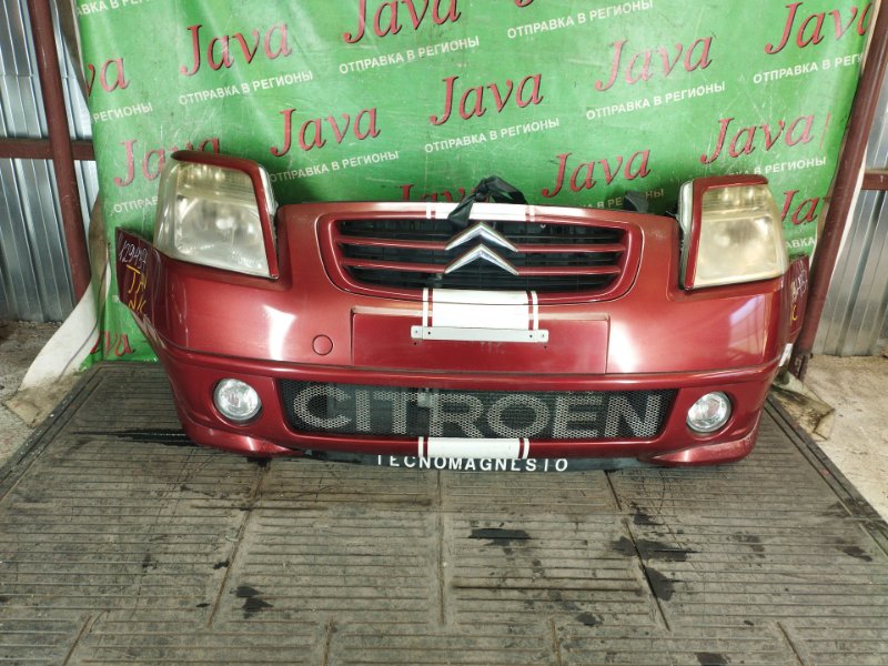 Ноускат Citroen C2 JM TU5JP4 2005 передний (б/у) КСЕНОН. ТУМАНКИ. ПОЛЕЗ ЛАК НА БАМПЕРЕ. ТРЕЩИНА НА R ФАРЕ. ЛОМ КРЕЛПЕНИЙ НА ФАРАХ. ПОДОРВАН R КЛЫК. ЛОМ КРЕЛПЕНИЯ БАМПЕРА.  VF7JMNFUC97263874