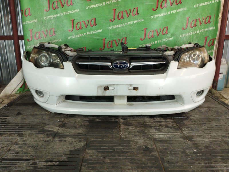 Ноускат Subaru Legacy BP5 EJ204 2005 передний (б/у) 1-я МОДЕЛЬ. КСЕНОН. ТУМАНКИ.  ПОДОРВАН БАМПЕР СНИЗУ.