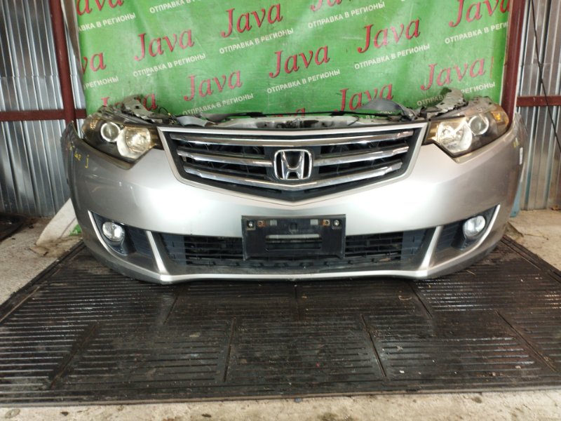 Ноускат Honda Accord CU2 K24A 2011 передний (б/у) КСЕНОН. ТУМАНКИ.ЛОМ ХРОМ НАКЛАКДИ НА РЕШЕТКЕ.