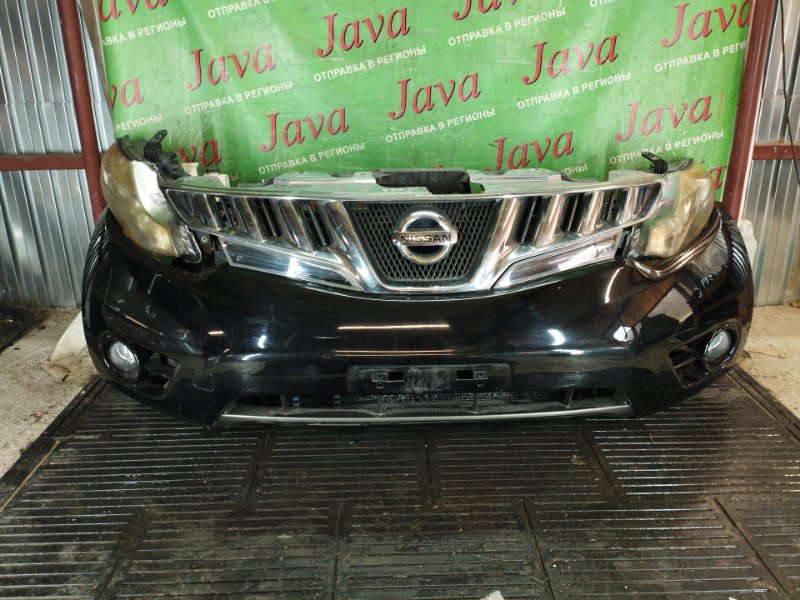 Ноускат Nissan Murano PNZ51 VQ35DE 2009 передний (б/у) КСЕНОН. ТУМАНКИ. ПОЛЕЗ ХРОМ НА РЕШЕТКЕ. ЛОМ КРЕЛПЕНИЯ  L ГАБАРИТА.