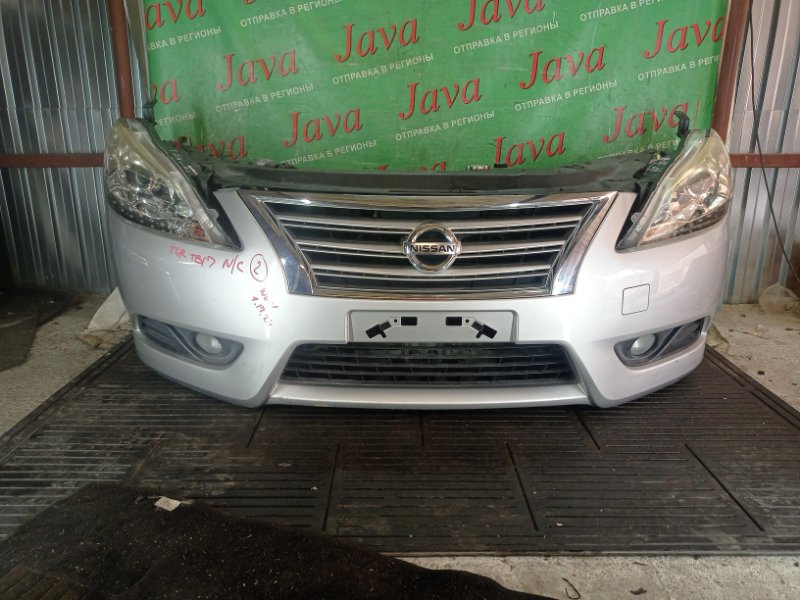 Ноускат Nissan Sylphy TB17 MRA8DE 2013 передний (б/у) КСЕНОН. ТУМАНКИ. ЛОМ ДИФФУЗОРА.