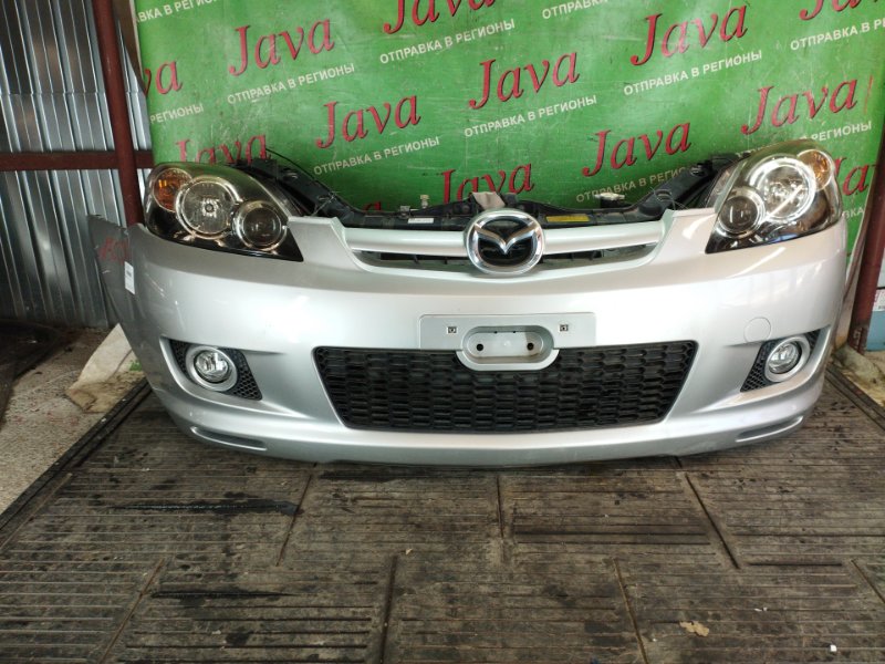 Ноускат Mazda Demio DY3W ZJ-VE 2007 передний (б/у) 2-я МОДЕЛЬ. КСЕНОН. ТУМАНКИ. ЛОМ КРЕПЛЕНИЙ БАМПЕРА. БАМПЕР РЕМОНТНЫЙ В ЯПОНИИ.