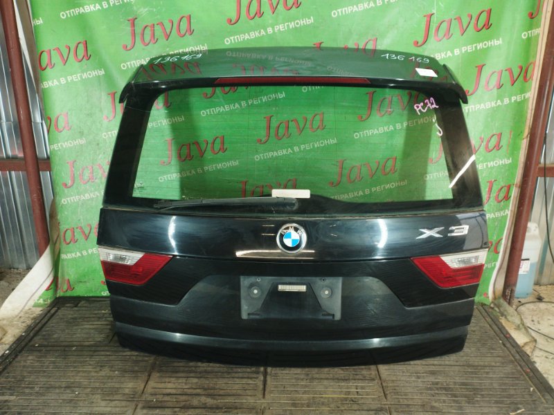 Дверь задняя Bmw X3 E83 N52B25A 2008 задняя (б/у) ПОТЕРТОСТИ. СПОЙЛЕР. МЕТЛА. WBAPC72000WG62217