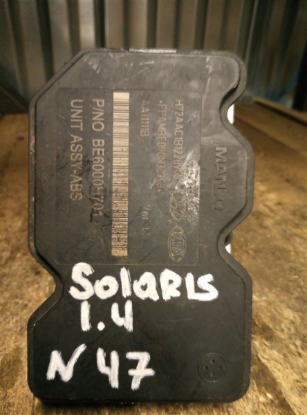 Блок abs Hyundai Solaris 1.4 2013 (б/у)