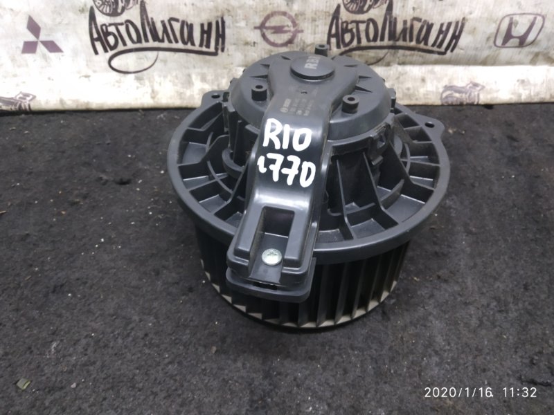 Моторчик печки Kia Rio ХЭТЧБЕК G4FA 2012 (б/у)
