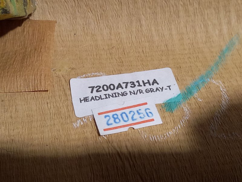 Обшивка потолка PAJERO SPORT 2013 2 4D56