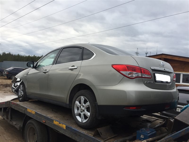 Автомобиль NISSAN ALMERA G15 K4MF496 2017 года в разбор