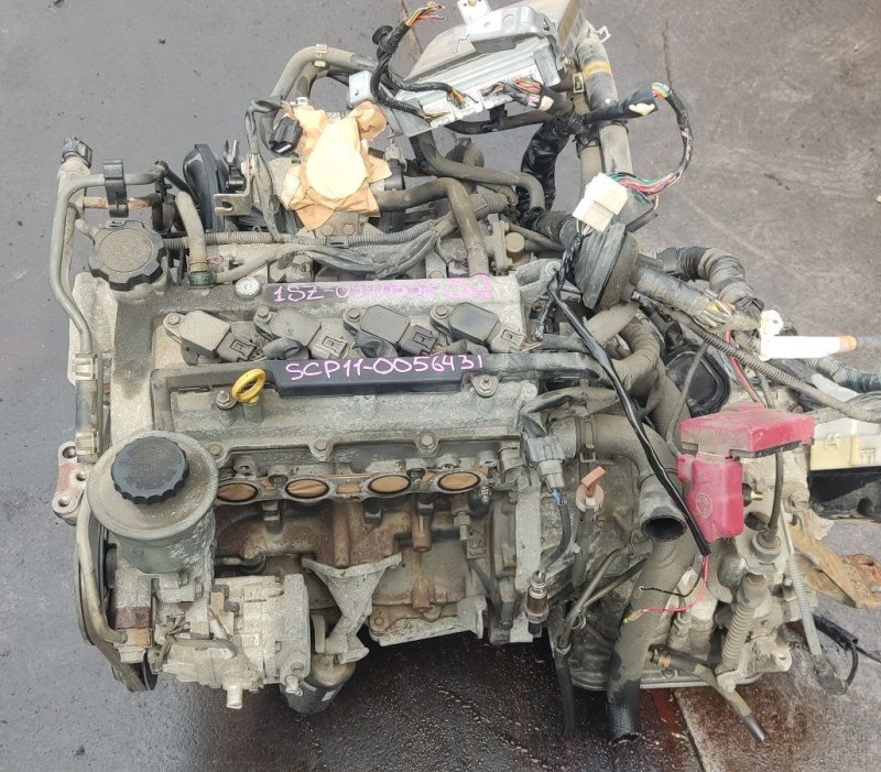 Двигатель Toyota Platz SCP11 1SZ 2002 (б/у)