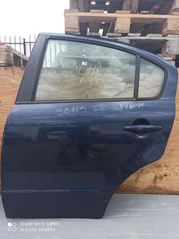 Дверь Suzuki Sx4 YC11S M15A задняя левая (б/у)